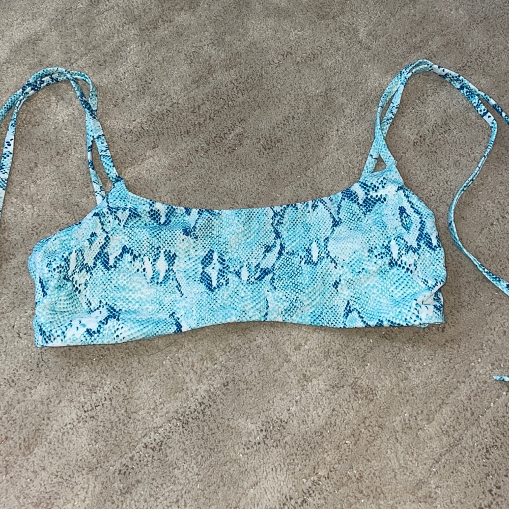Chelsea 28 Snake Skin Bikini Top
